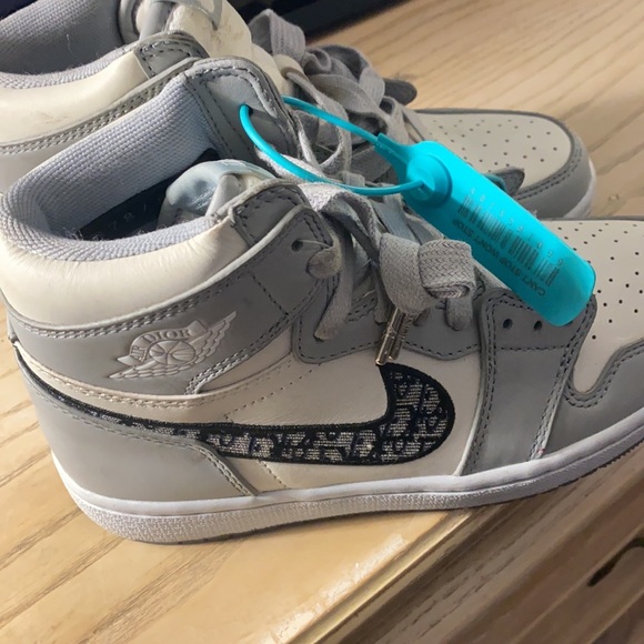 nike dior air jordan 1 collab designer authentic - Picture 3 of 12